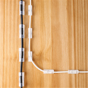 墙面电线路整理固定器卡扣线夹带粘胶电脑网线理线器固定夹