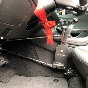 迪朗手驾残疾人c5辅助装置下肢全手操控刹车油门无损安装轮椅牛牛