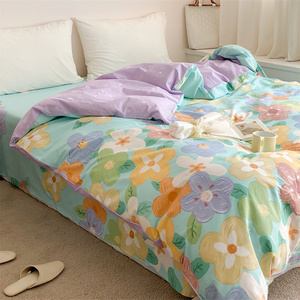 00曦语旗舰店天猫100%全棉被套单件纯棉160×210双人200x230被罩180