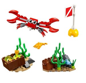 乐高 lego 杀肉 31088 60221 净螃蟹 场景 不含人仔 全新正品