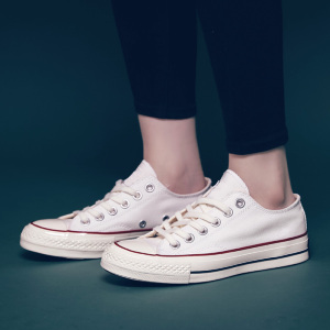 star/匡威1970s低帮小白鞋女鞋经典款帆布鞋男纯白色情侣同款板鞋
