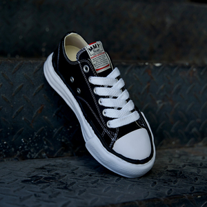 hike star春夏季不规则鞋子男日本潮牌黑色增高厚底帆布鞋溶解鞋