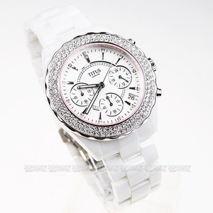 TITUS铁达时手表陶瓷女表 正品日期显示 手表 06-1996-005特惠价