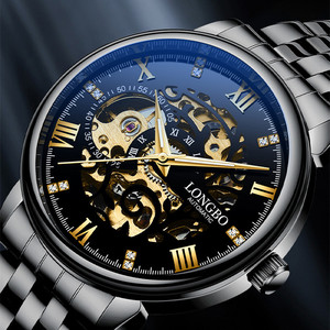 003人付款淘宝龙波2022年新款瑞士手表女机械表防水夜光情侣手表一对