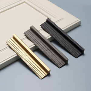 衣柜门拉手2021新款抽屉隐形柜门把手橱柜子暗拉手金色极简新中式