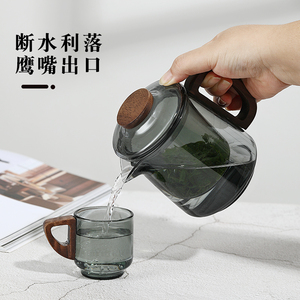 合欢一壶四杯茶壶家用玻璃耐高温沏煮茶器茶水壶茶具套装泡花茶器