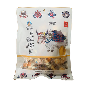 西藏特产藏本香牦牛奶贝儿童零食奶片248克/袋