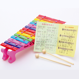 儿童琴玩具琴15音阶手敲小木琴3-6岁小女孩男宝宝打击音乐器启蒙