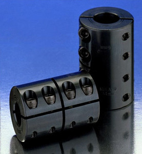45号钢刚性圆柱螺丝夹紧直筒劈开联轴器连接轴电机配件