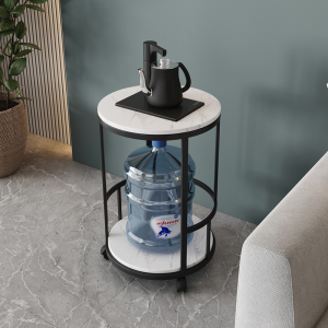 萌小兔88淘宝扫地机器人置物架家用客厅沙发边高边几饮水机架子边柜