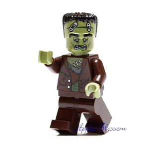 乐高lego 怪物战士 mof017 9466 人仔 monster 僵尸 管家
