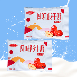 三元红枣酸奶160g*15袋营养早餐奶儿童奶风味发酵乳低温酸牛奶