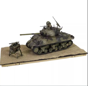 FOV1/32MP美国主战坦克谢尔曼M4A3 (76) 巴顿的黑豹 成品合金模型