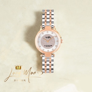 coach手表正品代购park系列满天星女表镶钻石英蔻驰小表盘腕表