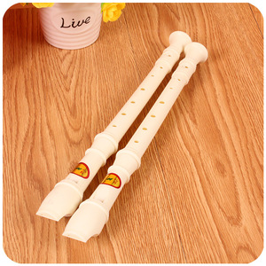 白色塑笛竖笛笛子成人零基础儿童初学着小玩具批发1-2元地摊礼品