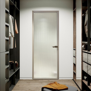 隐形无边框铝合金门卫生间平开卫浴门客厅卧室阳台厨房长虹玻璃门