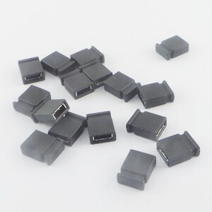 伯朗254mm跳线帽跳帽短路帽排针连接帽50个