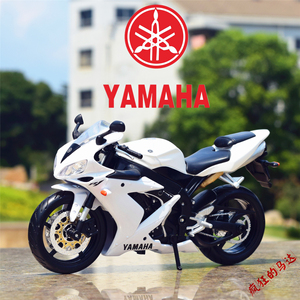 YAMAHA YZF-R1 雅马哈 R1 公路赛合金摩托车模型美驰图 1:12 摆件