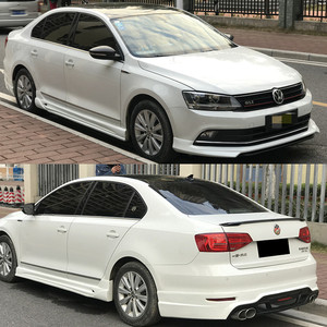 适用于15-18款速腾改装运动小包围后唇侧裙前唇后扰流排气尾唇