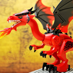 lego dragon04 红龙 喷火龙 乐高 城堡系列 出自70403
