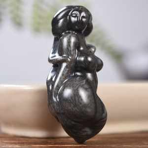 好友 新疆和田糖玉玉贵人美女吊坠挂件 仕女玉坠 男女款 23克