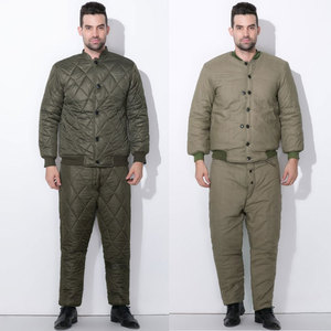 老式户外防风防寒劳保黄棉袄棉衣棉裤套装冷库保暖军用棉服套装男