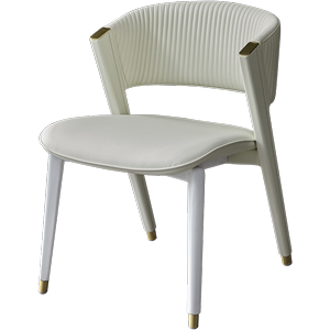 餐椅轻奢高级感意式家用实木烤漆设计师靠背别墅椅子现代简约CC椅