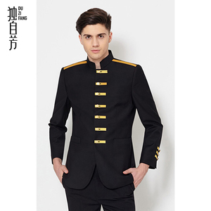 独自芳酒店迎宾门童行李员礼仪工作服会所接待服务员长袖外套男秋