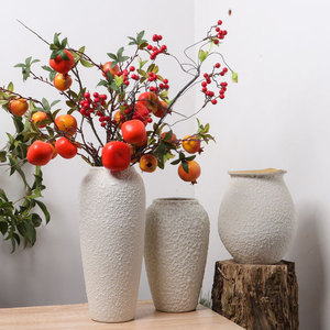 景德镇陶瓷白色花瓶家居客厅餐厅桌面插花摆件现代简约创意装饰品