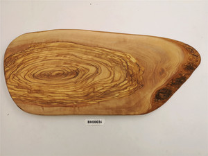 突尼斯 整块橄榄木BBK系列36-40 大号椭圆砧板/面包板/茶盘