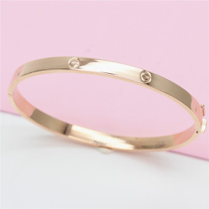 俄罗斯585紫金手镯14k金