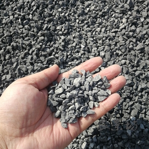 灰色小石子砾石碎石装饰庭院园林黑色鹅卵石头水洗铺面日式枯山水