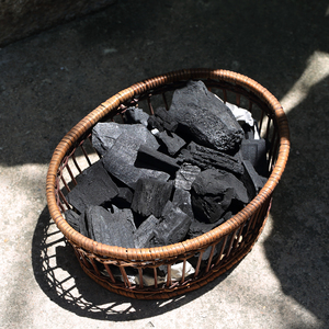 果木炭核桃煮茶碳原木碳龙眼炭无烟易燃烧炭炉碳室内煮茶户外烤肉