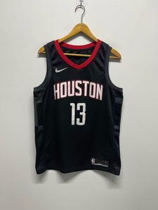 哈登 火箭队 13号 黑色 宣告限定 sw 球迷版 球衣 877206-010