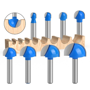 圆底花边刀圆头刀木工半圆浮雕刀木工刀具球型铣刀修边机刀头开槽