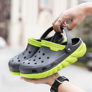 2021夏新款cross洞洞鞋男士情侣款极速增高女士沙滩凉拖鞋 201398