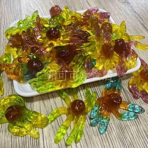 德国品牌 章鱼橡皮糖水果味动物形软糖装饰糖果孩子零食散装包邮