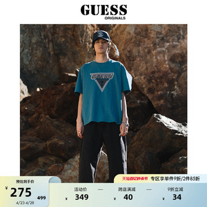 GUESS Originals x 88rising胶囊系列男短袖T恤-M3PI81K2Q40