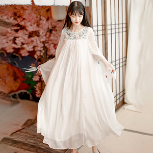 汉服红色古风长袖