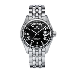 瑞士梅花全自动机械手表 宇宙系列787男士腕表镶钻钢带防水商务表