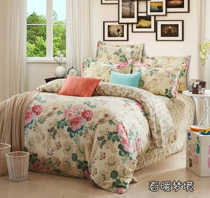 韩版家纺床品磨毛四件套床单被套三件套不缩水不掉色特价清仓