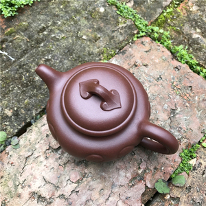 宜兴全手工原矿紫砂壶 实力派制壶师 陈顺根女儿 陈琪仿古如意壶