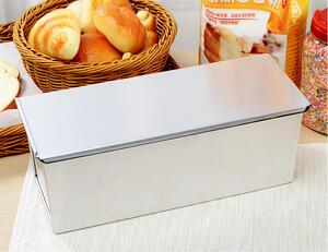 风和日丽MY22021烘焙模具1000g面包吐司盒不粘器具有盖Loaf Pan