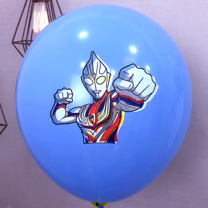 奥特曼气球生日主题布置儿童卡通玩具幼儿园招生宣传地推活动礼品