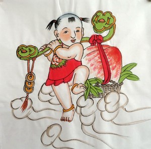 墨香村特价装饰国画走道挂画人物画纯手绘四尺八开童子童趣图53