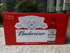 小酷尊百威啤酒铝罐经典限量虎年新春拧盖330ml*24瓶/箱budweiser