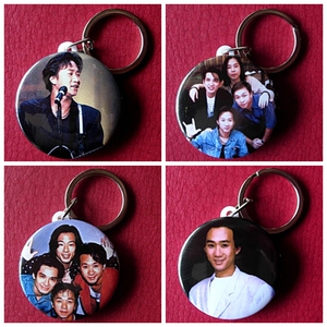 chen3812115淘宝beyond乐队黄家驹同款钥匙耳环钉耳坠耳圈环男女