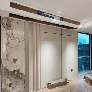 免漆板材背景墙装饰护墙板仿大理石岩板饰面板实木科定kd木饰面板