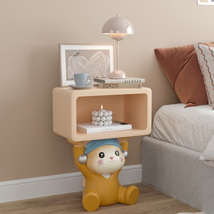 儿童床头柜女孩