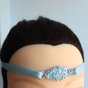 990人付款淘宝魔道 陈情令姑苏蓝氏蓝忘机抹额 王一博头带周边 合金